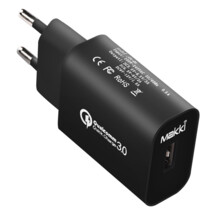  Makki за стена Fast Charger QC3.0 18W -... 703200 MAKKI-QC18W-BK на топ цена - PIC.bg