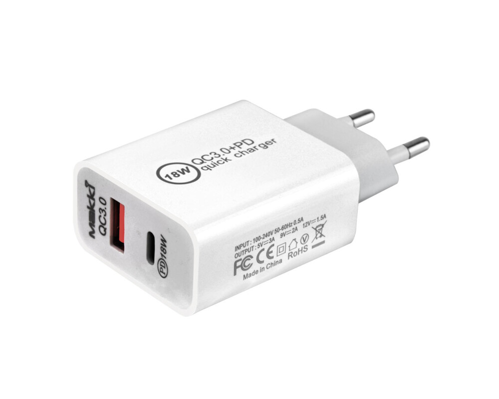 Зарядно Makki бързо Fast Charger Wall - QC3.0 +... 7