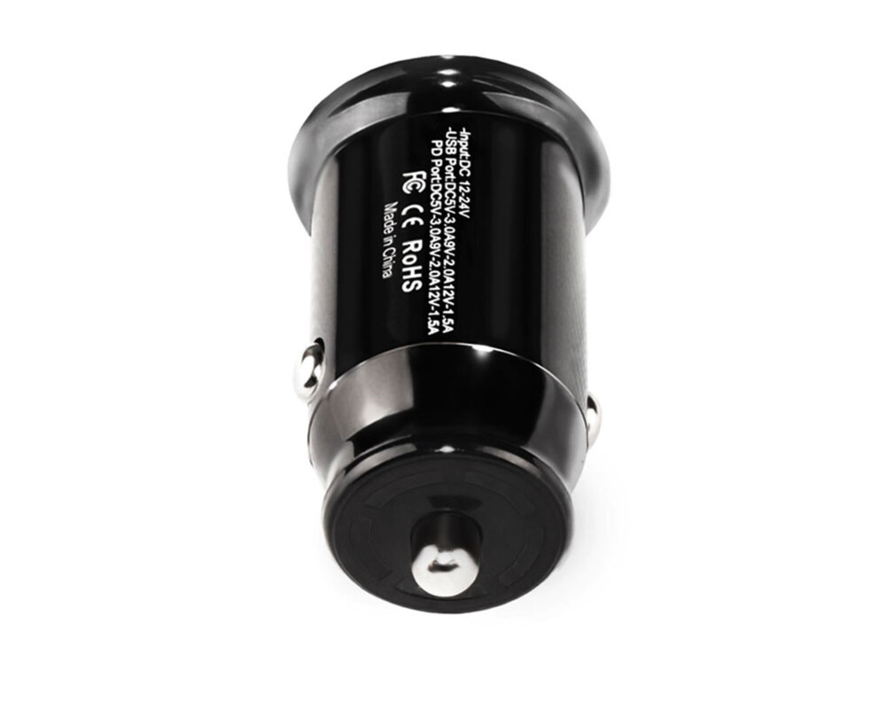 Зарядно Makki Fast Charger Car - Type-C + USB QC... 2