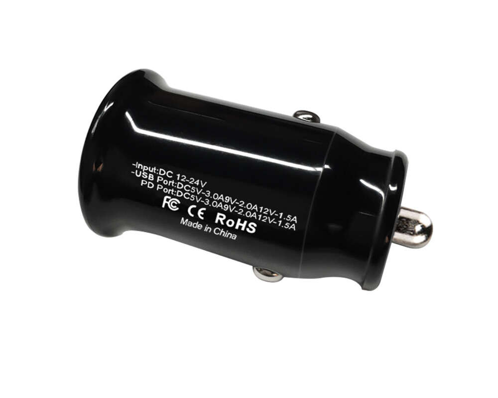 Зарядно Makki Fast Charger Car - Type-C + USB QC... 7