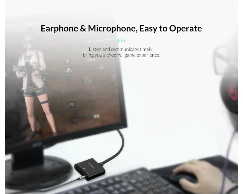 Звукова карта Orico USB Sound card - Headphones 8
