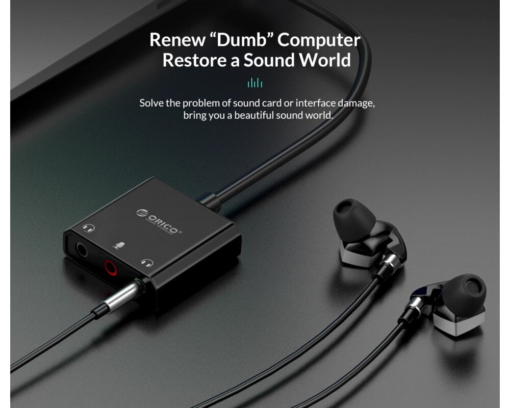 Звукова карта Orico USB Sound card - Headphones 7