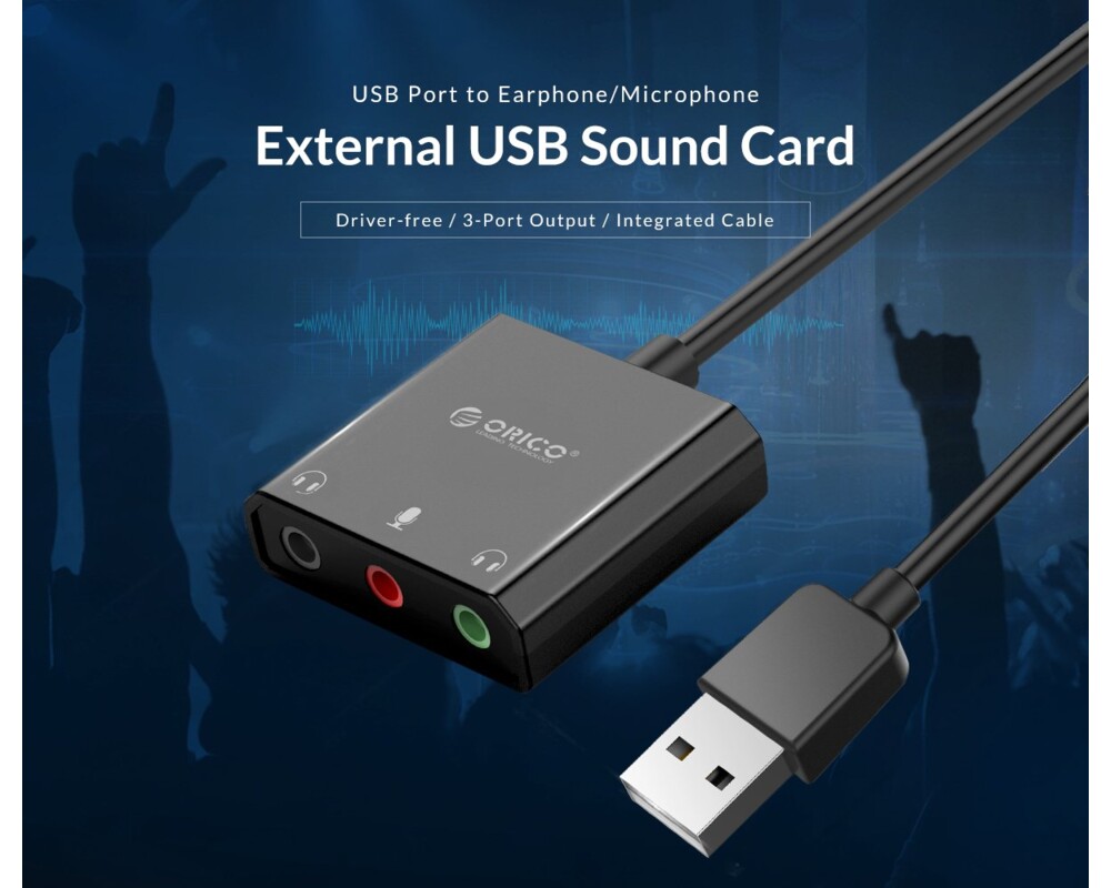 Звукова карта Orico USB Sound card - Headphones 6