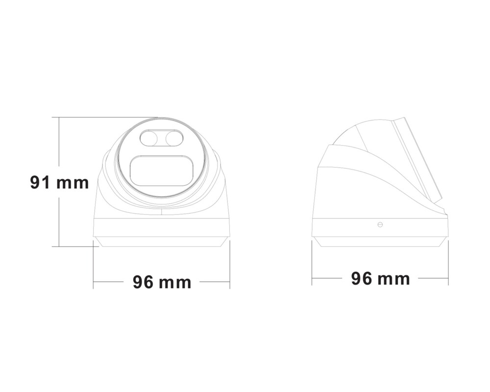 Цифрова IP камера Longse IP Dome - 4k 8MP 2