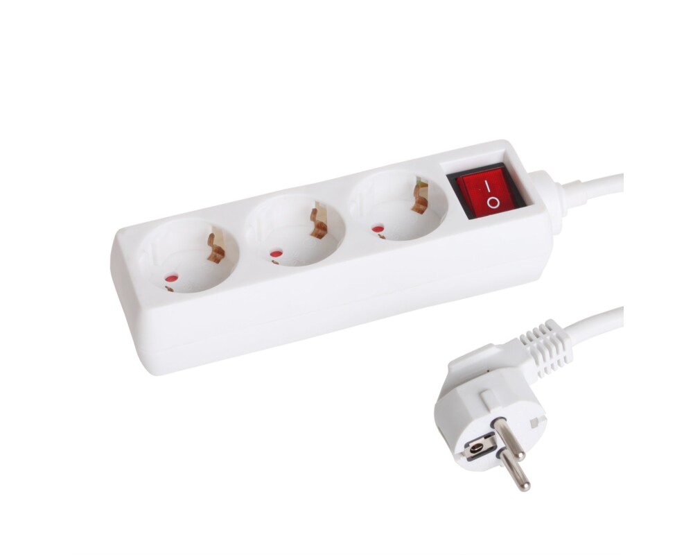 Разклонител VCom Power Board 3 SCHUKO - CE223-1.5m 2
