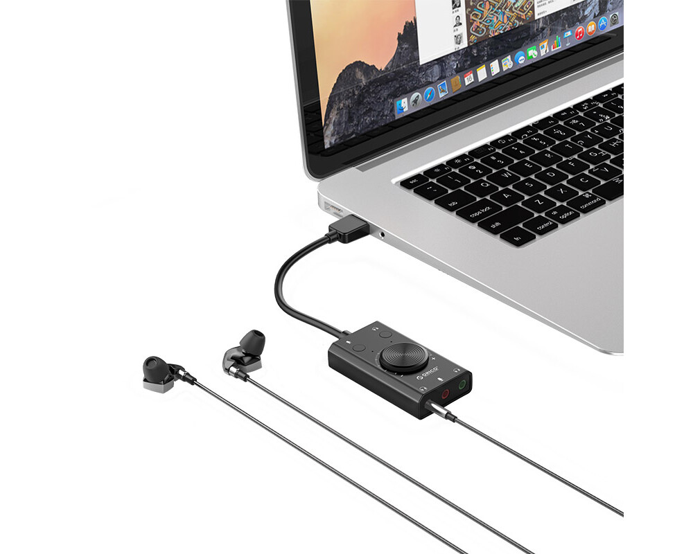 Звукова карта Orico USB Sound card - 2 headphones 5