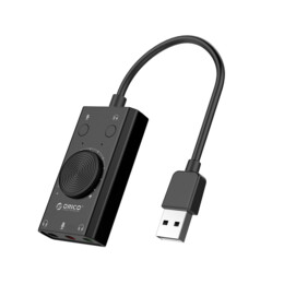  Orico USB Sound card - 2 headphones 703297 SC2-BK-PRO на топ цена - PIC.bg