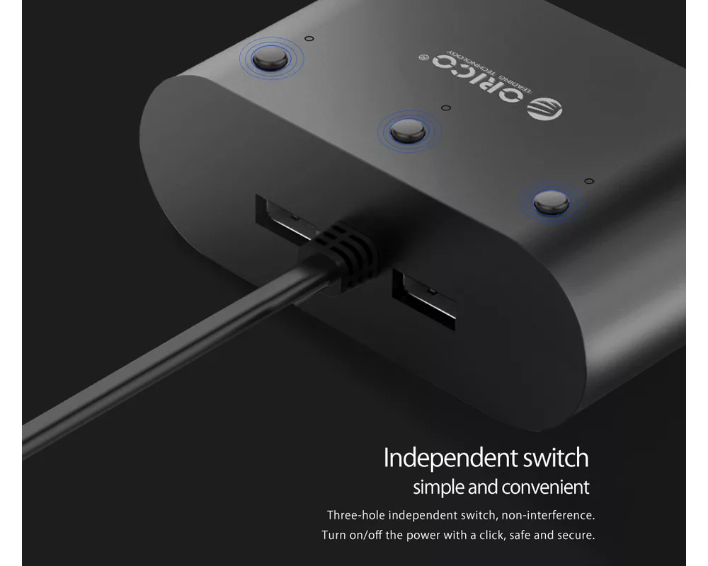 Зарядно Orico разклонител за запалка за кола Car Cigarette Lighter 3 Ports + 2xUSB 9