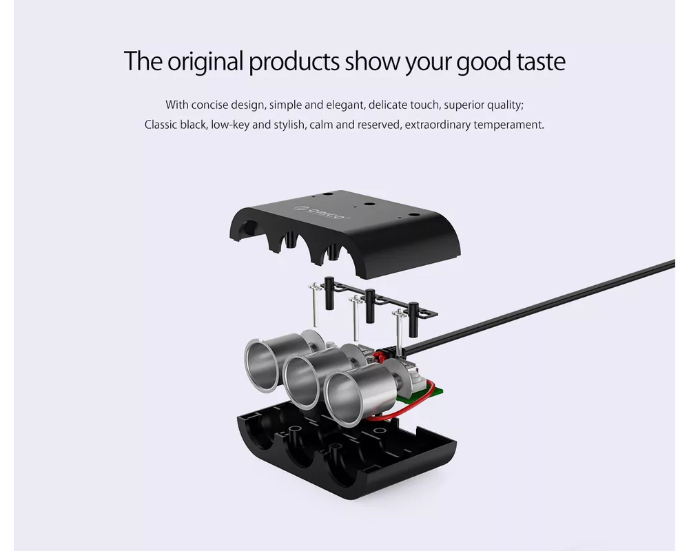 Зарядно Orico разклонител за запалка за кола Car Cigarette Lighter 3 Ports + 2xUSB 13
