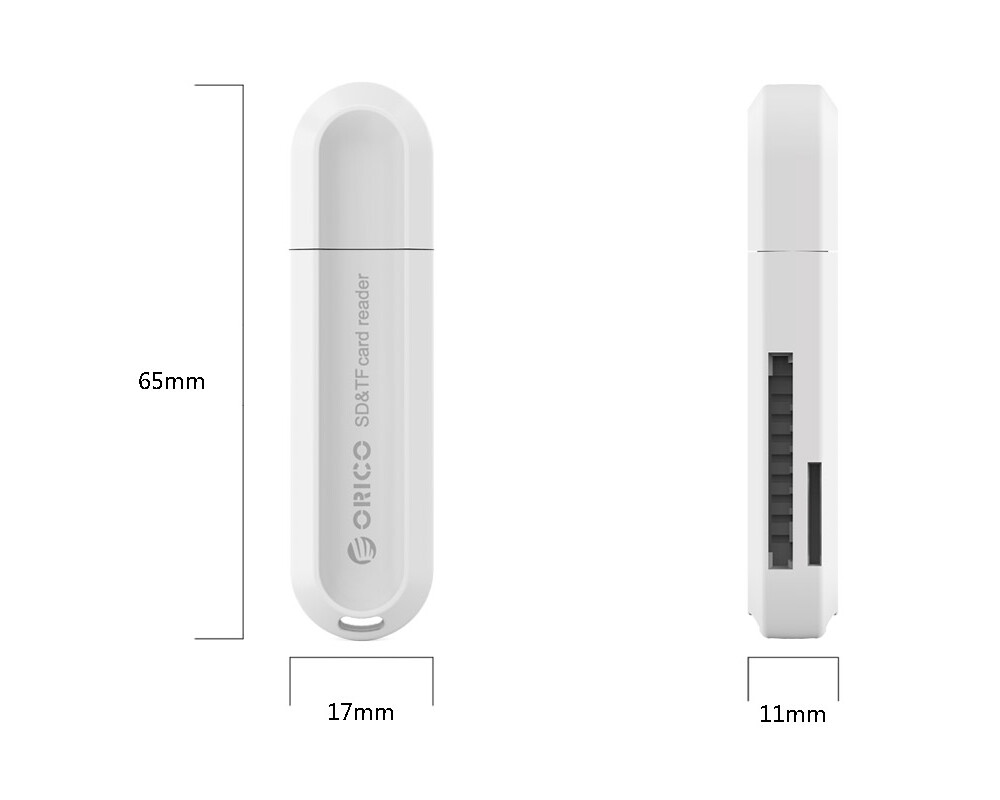 Четец за карти Orico Card Reader USB3.0 - Micro SD/SD XC 3