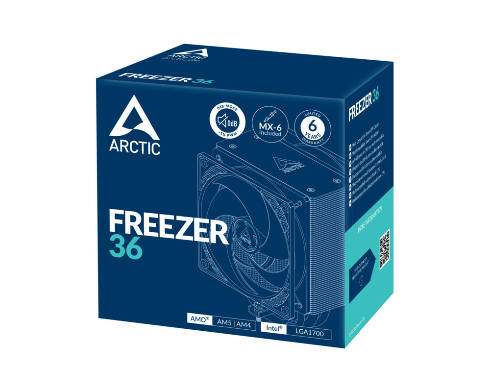Охладител за процесор ARCTIC Freezer 36 - ACFRE00121A 12