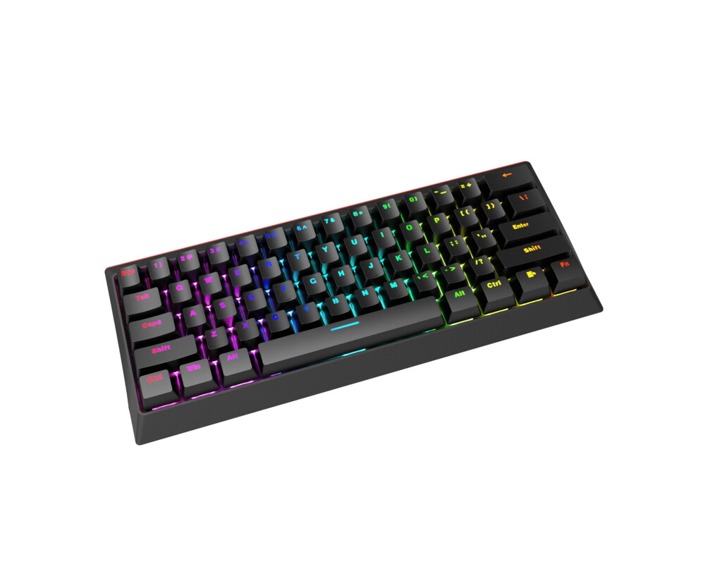 Клавиатура Marvo геймърска клавиатура Gaming Mechanical keyboard 61 keys TKL - KG962G - RED switches 2