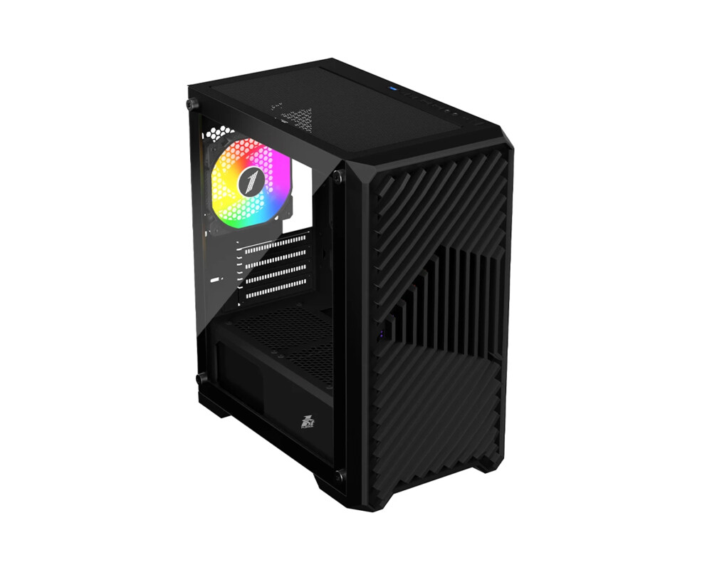 Кутия 1stPlayer mATX - TRILOBITE T5 Black 2