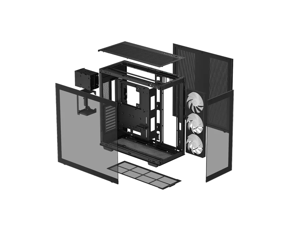 Кутия DeepCool E-ATX - CH780 - Dual-Chamber 12