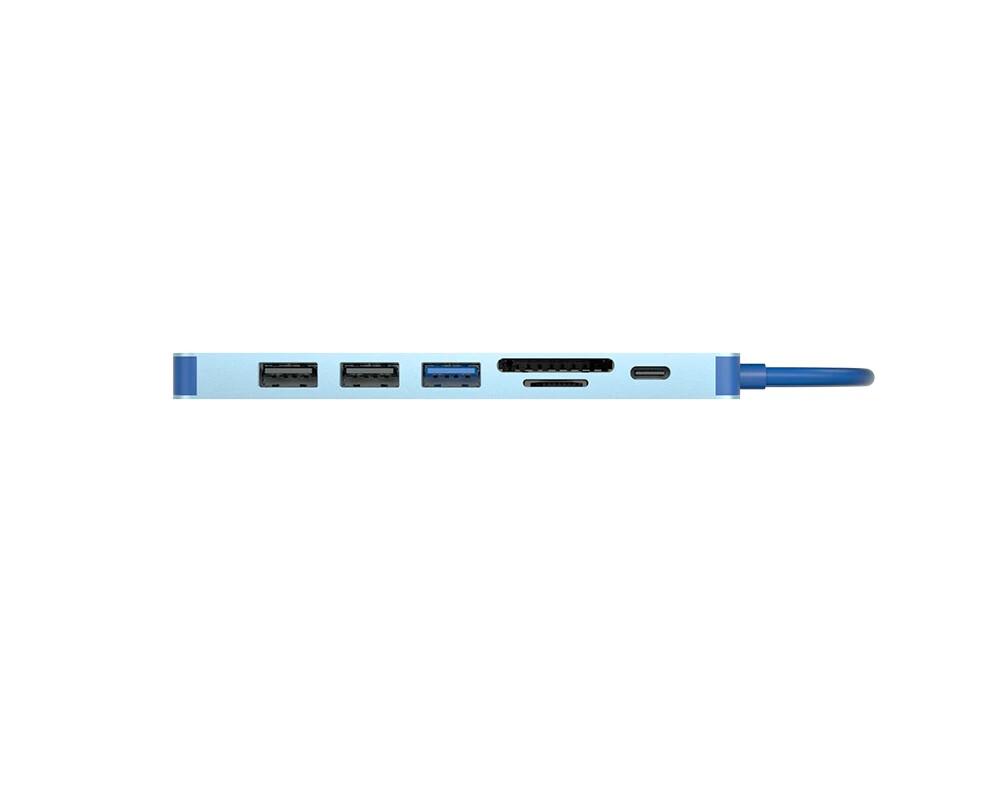 Докинг станция VCom Docking Station Type-C 7-in-1 - CUE18 - PD3.0 100W 4