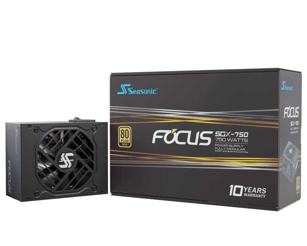 Захранване Seasonic SFX/ATX 750W Gold 10