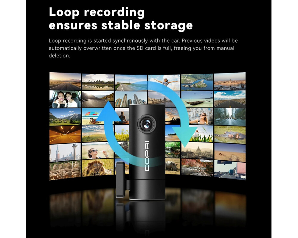 Видеорегистратор DDPAI Dash Cam MINI PRO 8