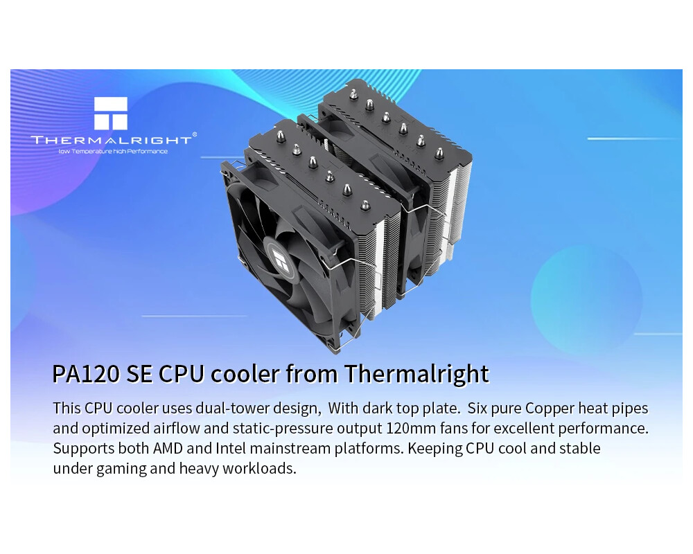 Охладител за процесор Thermalright Peerless Assassin 120 SE -... 10