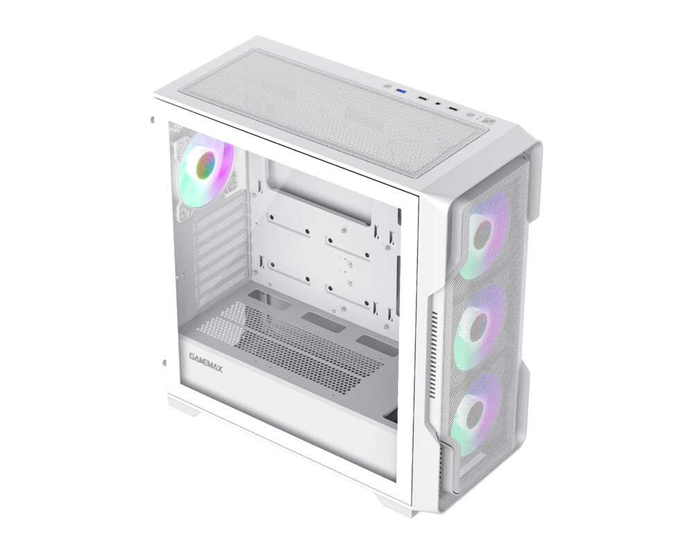 Кутия Gamemax EATX - SIEGE White - Addressable... 4