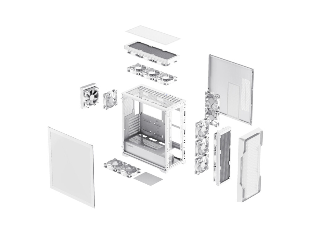 Кутия Gamemax EATX - SIEGE White - Addressable... 13