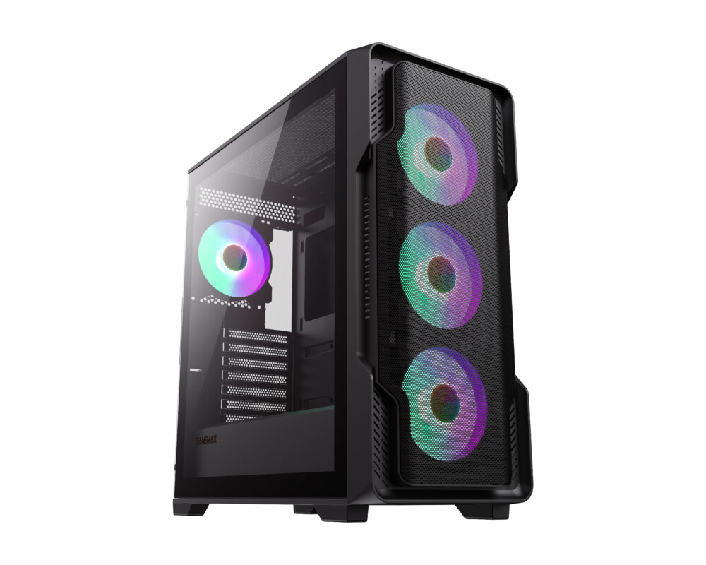 Кутия Gamemax EATX - SIEGE Black - Addressable... 2