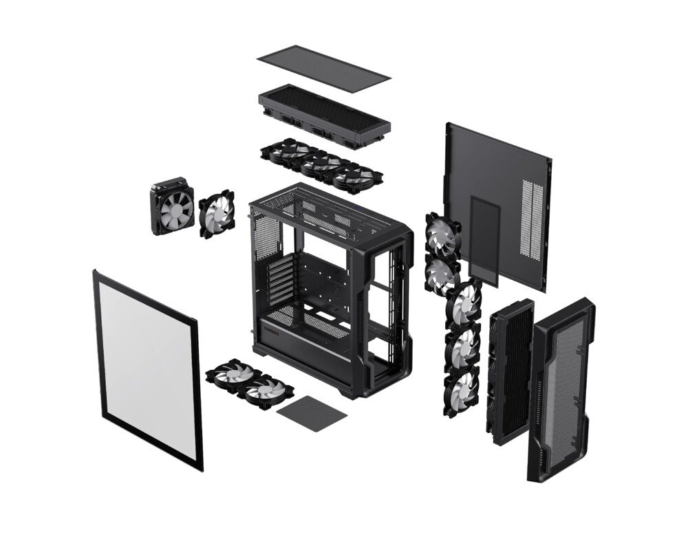 Кутия Gamemax EATX - SIEGE Black - Addressable... 15