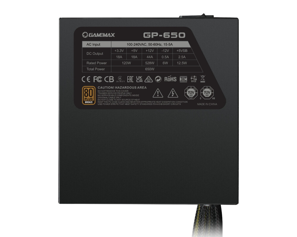 Захранване Gamemax 650W Bronze - GP-650 10