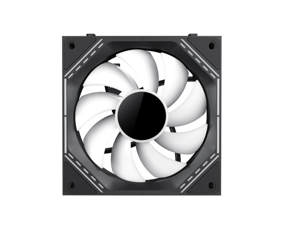 Вентилатор Gamemax Комплект вентилатори Pack 3-in-1 3x120mm - FN12A-S3I Black 11
