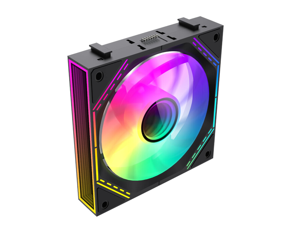 Вентилатор Gamemax Комплект вентилатори Pack 3-in-1 3x120mm - FN12A-S3I Black 6
