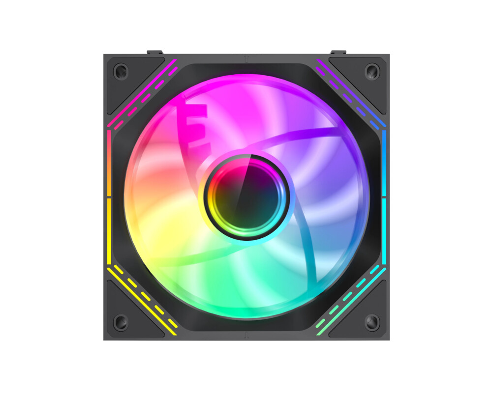 Вентилатор Gamemax Комплект вентилатори Pack 3-in-1 3x120mm - FN12A-S3I Black 3
