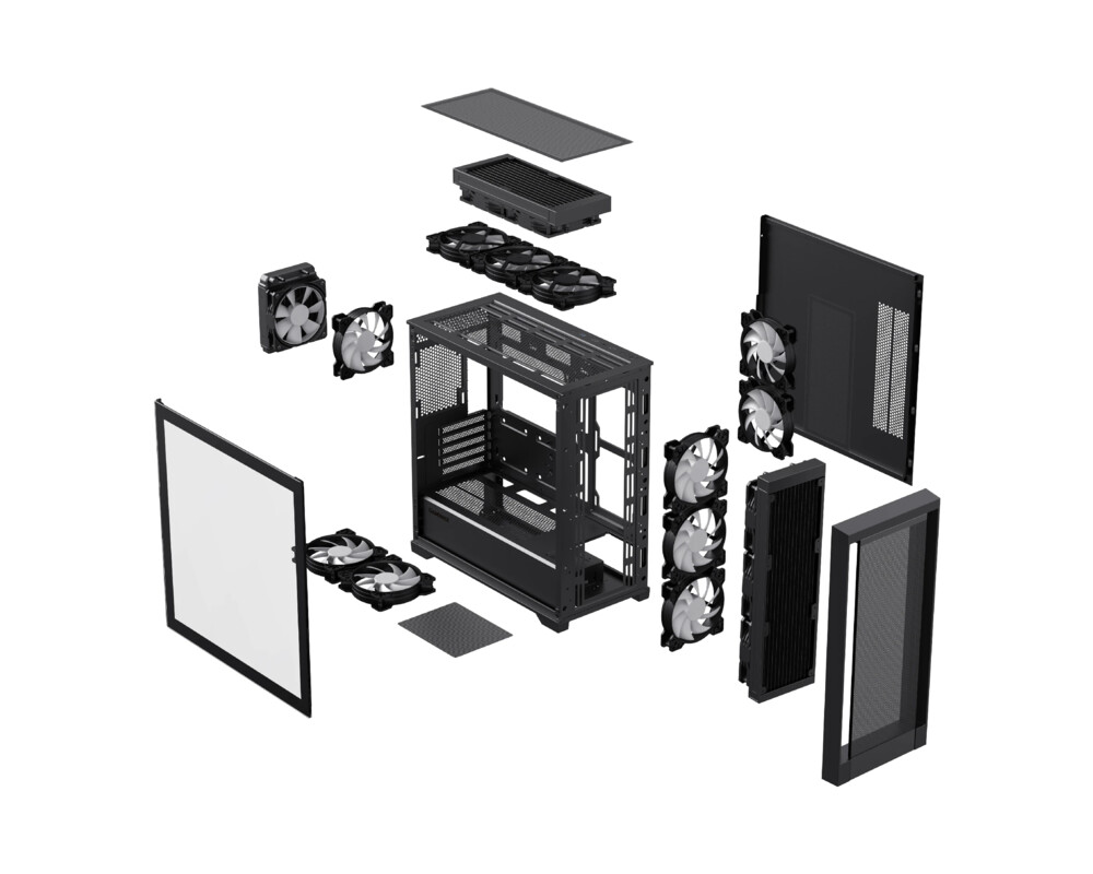 Кутия Gamemax mATX - DEFENDER MB - Addressable... 13