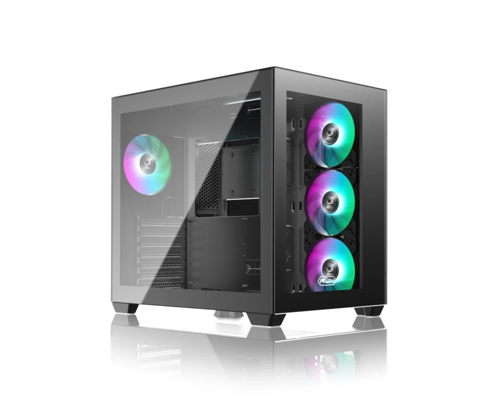 Кутия Raijintek ATX - PAEAN C7 BLACK TG4 4