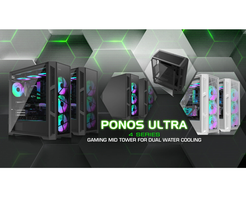 Кутия Raijintek EATX - PONOS ULTRA WHITE TG4 6