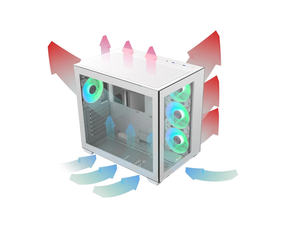 Кутия Raijintek ATX - PAEAN C7 WHITE 18