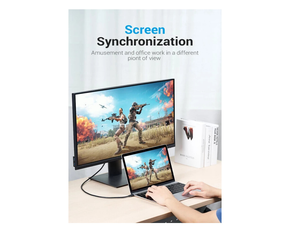 Кабел Vention кабел Cable Type-C to DisplayPor... 5