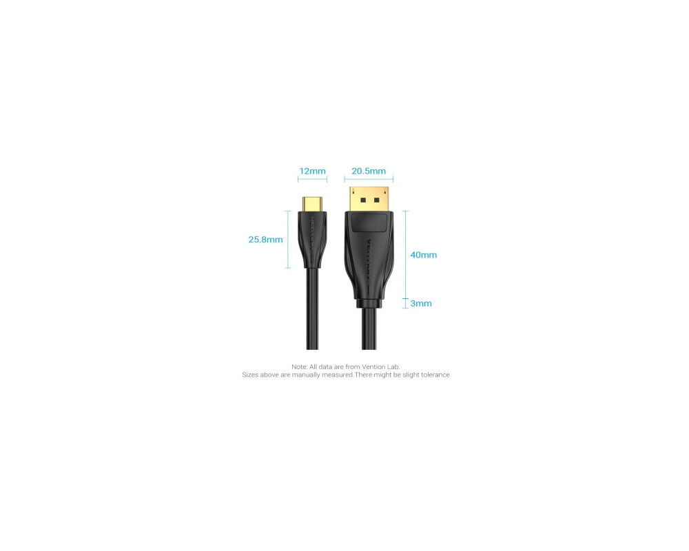 Кабел Vention кабел Cable Type-C to DisplayPor... 14