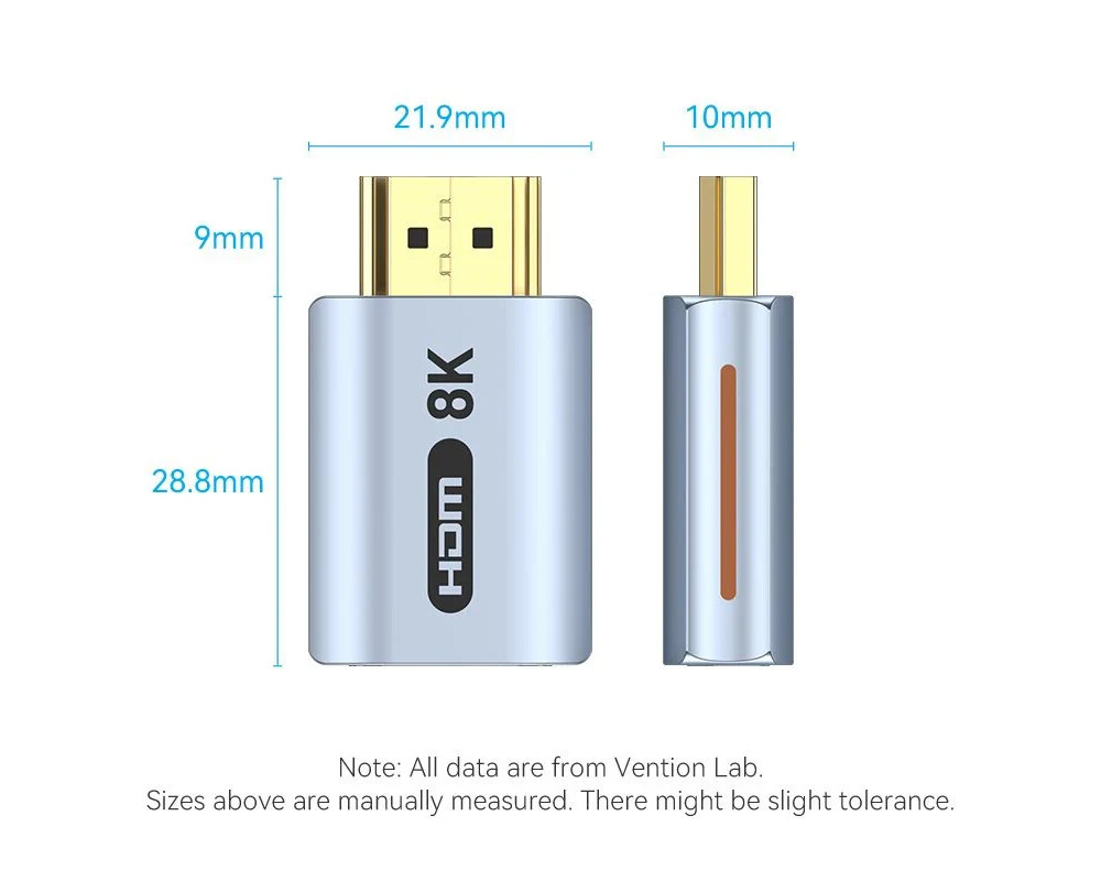 Адаптери Vention Адаптер Adapter HDMI M / HDMI F... 11