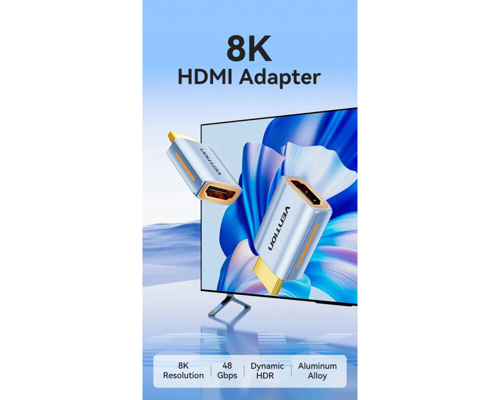 Адаптери Vention Адаптер Adapter HDMI M / HDMI F... 12
