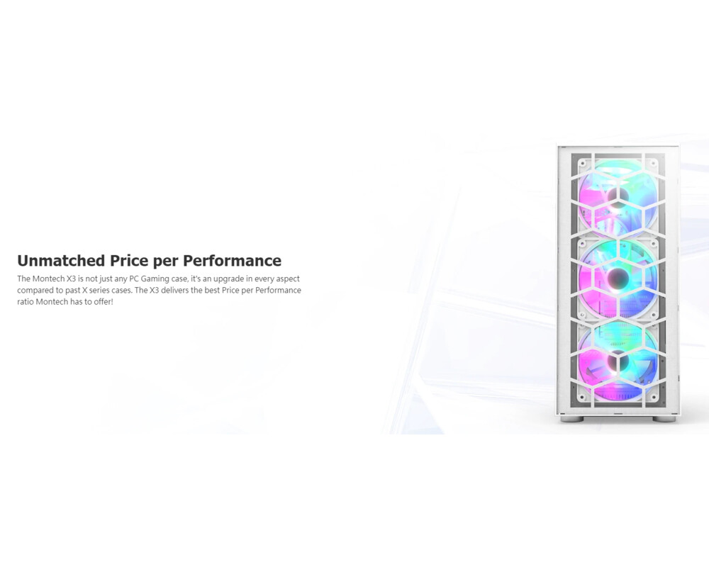 Кутия Montech X3 GLASS 3