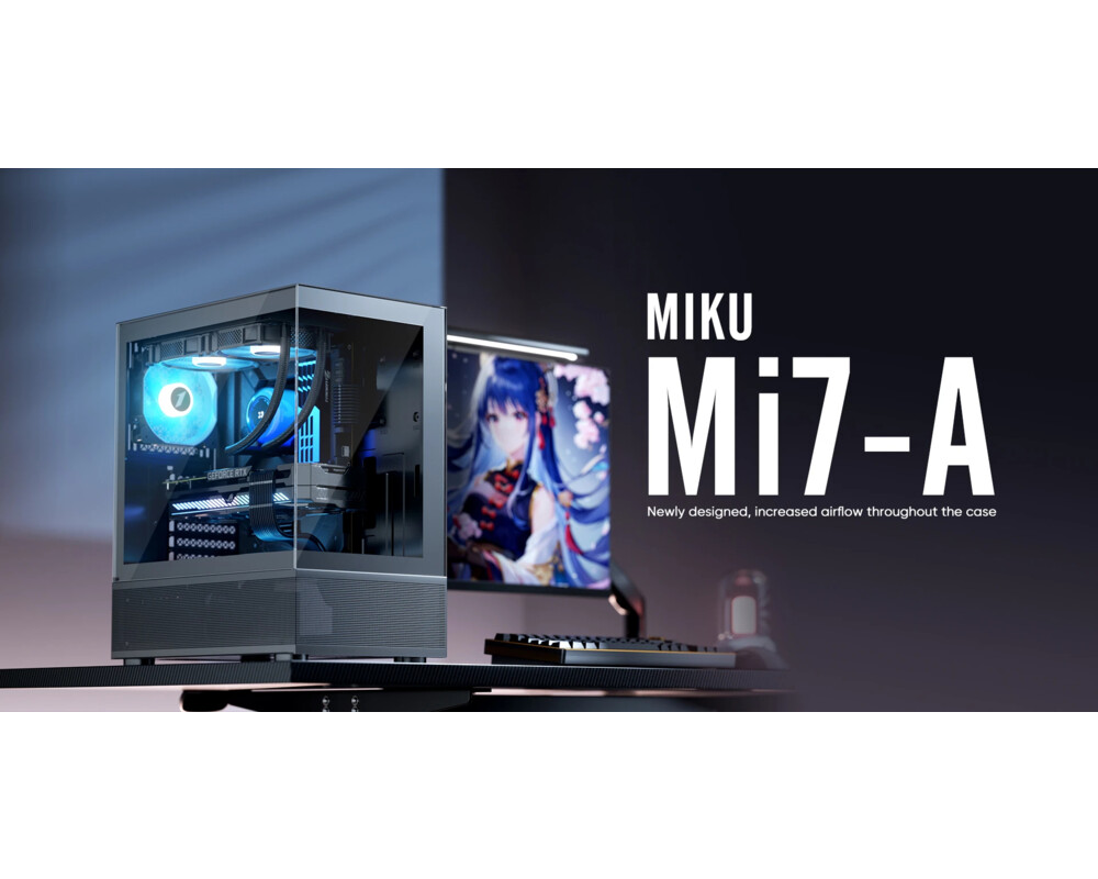 Кутия 1stPlayer ATX - MIKU Mi7-A Black - Rever... 6