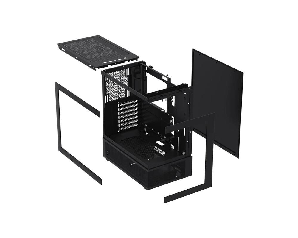 Кутия 1stPlayer ATX - MIKU Mi7-A Black - Rever... 8