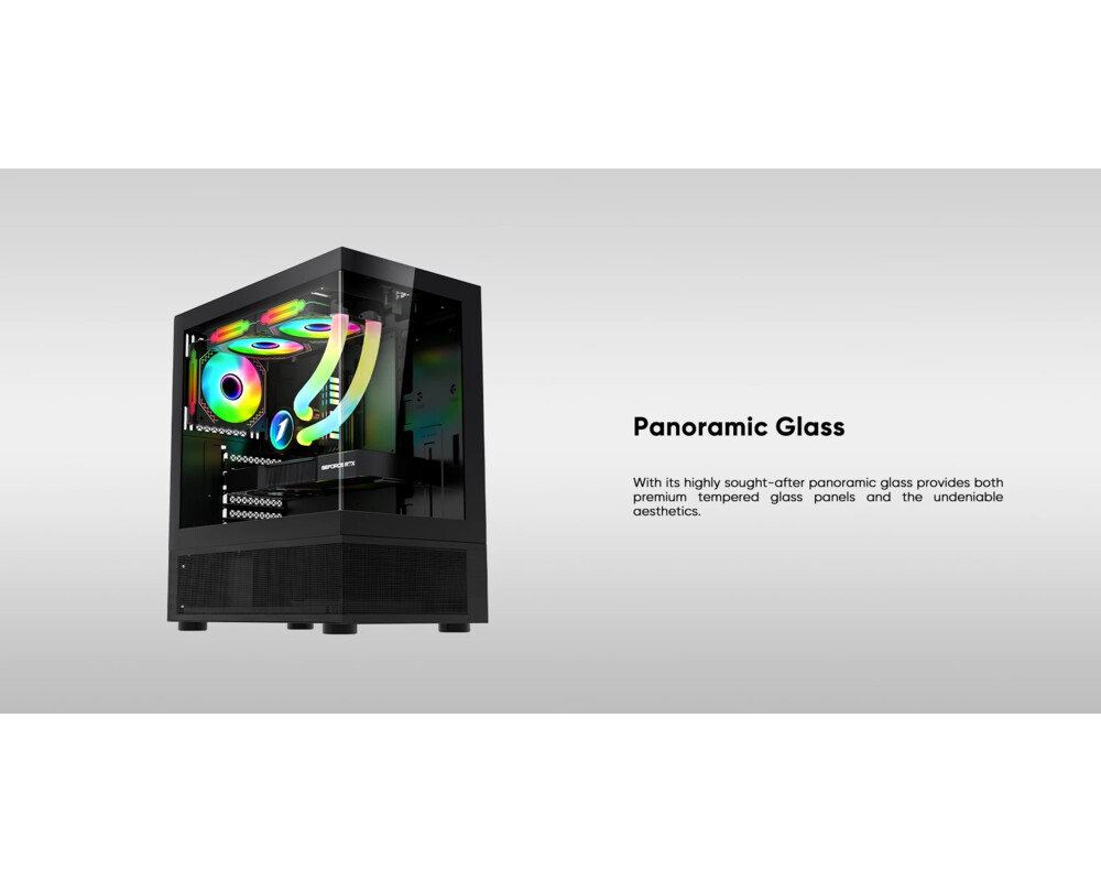 Кутия 1stPlayer ATX - MIKU Mi7-A Black - Rever... 7