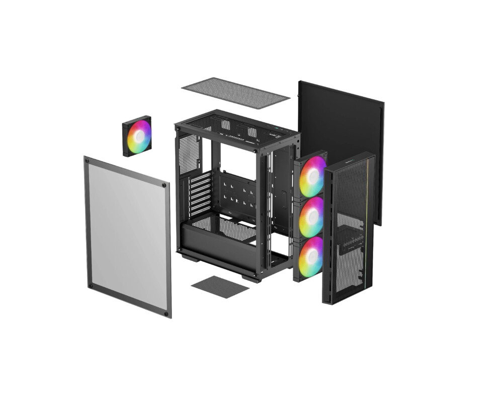 Кутия DeepCool ATX - MATREXX 55 MESH V4 C 12