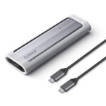 <span>Аксесоар за съхранение</span> Orico външна кутия за диск Storage - Case - M.2 NVMe/SATA M/B key - USB3.1 Type-C <span class='catalog-num-in-name'>AXM2S-G2-GY-BP</span> - 