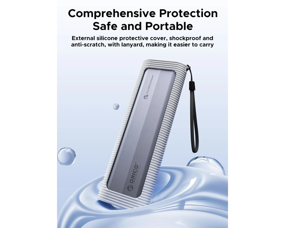 Аксесоар за съхранение Apacer външна кутия за диск Storage - Case - M.2 NVMe M-key 10 Gbps 10