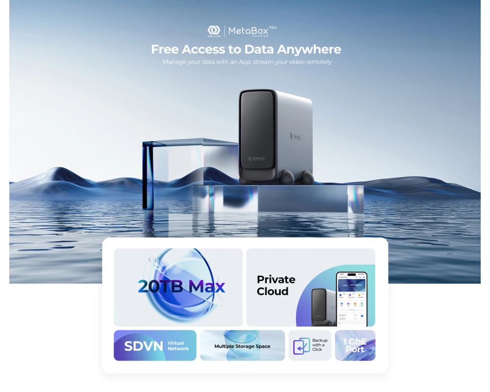 Аксесоар за съхранение Orico NAS устройство Personal Cloud Stor... 5