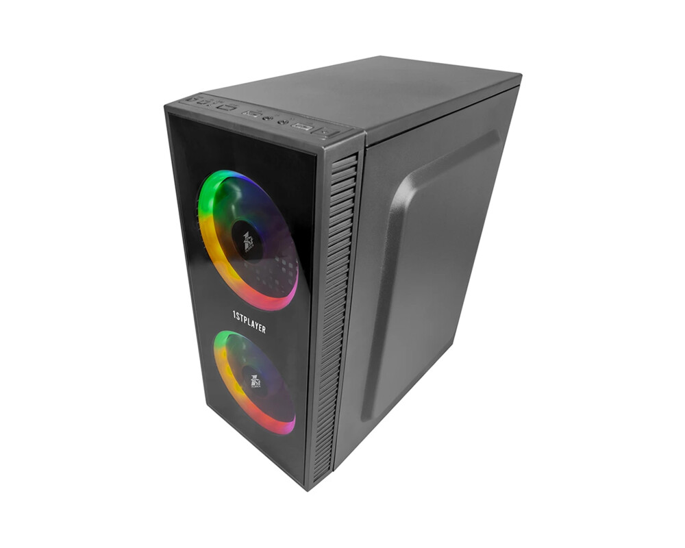 Кутия 1stPlayer компютърна Gaming mATX - X1 RG... 3