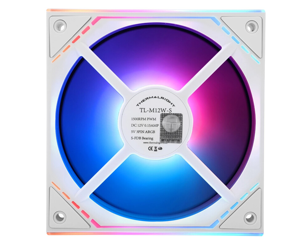 Вентилатор Thermalright 120mm - TL-M12W-S - Infinity Mirror aRGB Lighting 6