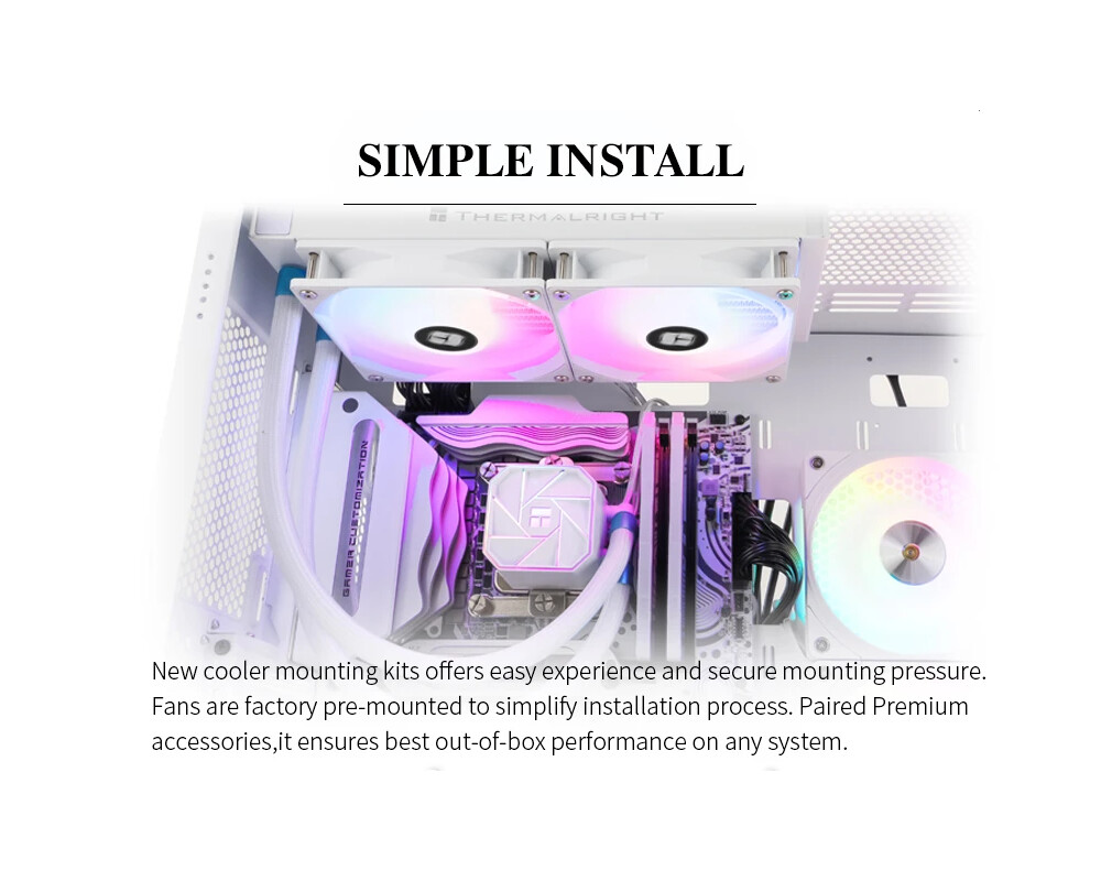 Охладител за процесор Thermalright Aqua Elite 240 White A-RGB... 12