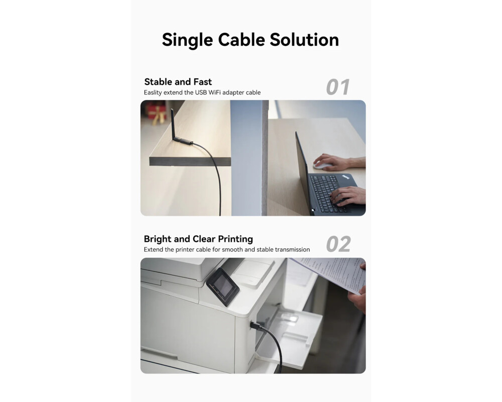 Кабел Vention Кабел удължение USB 3.0 AM / AF... 19